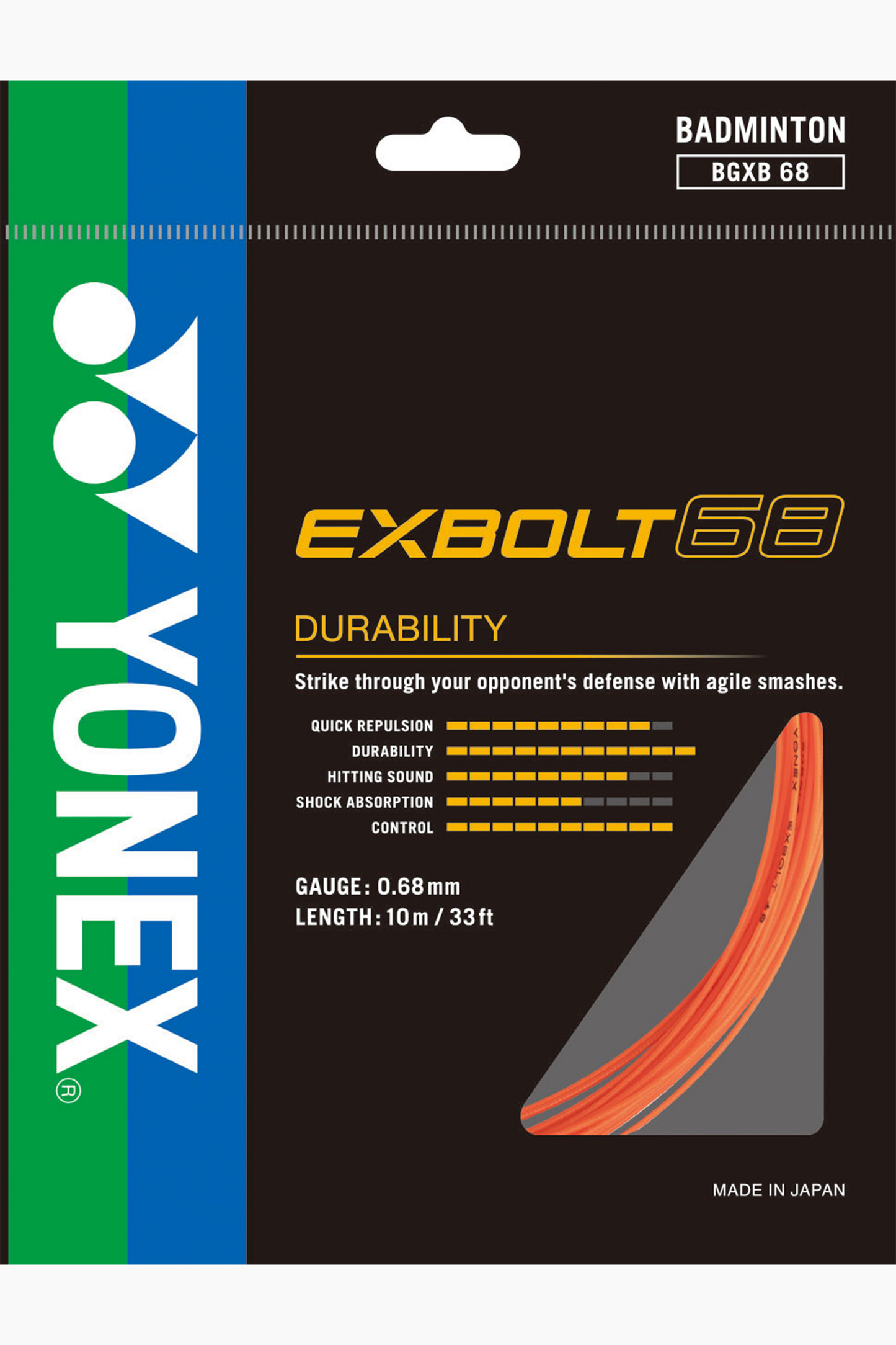Yonex Exbolt 68 Badminton String