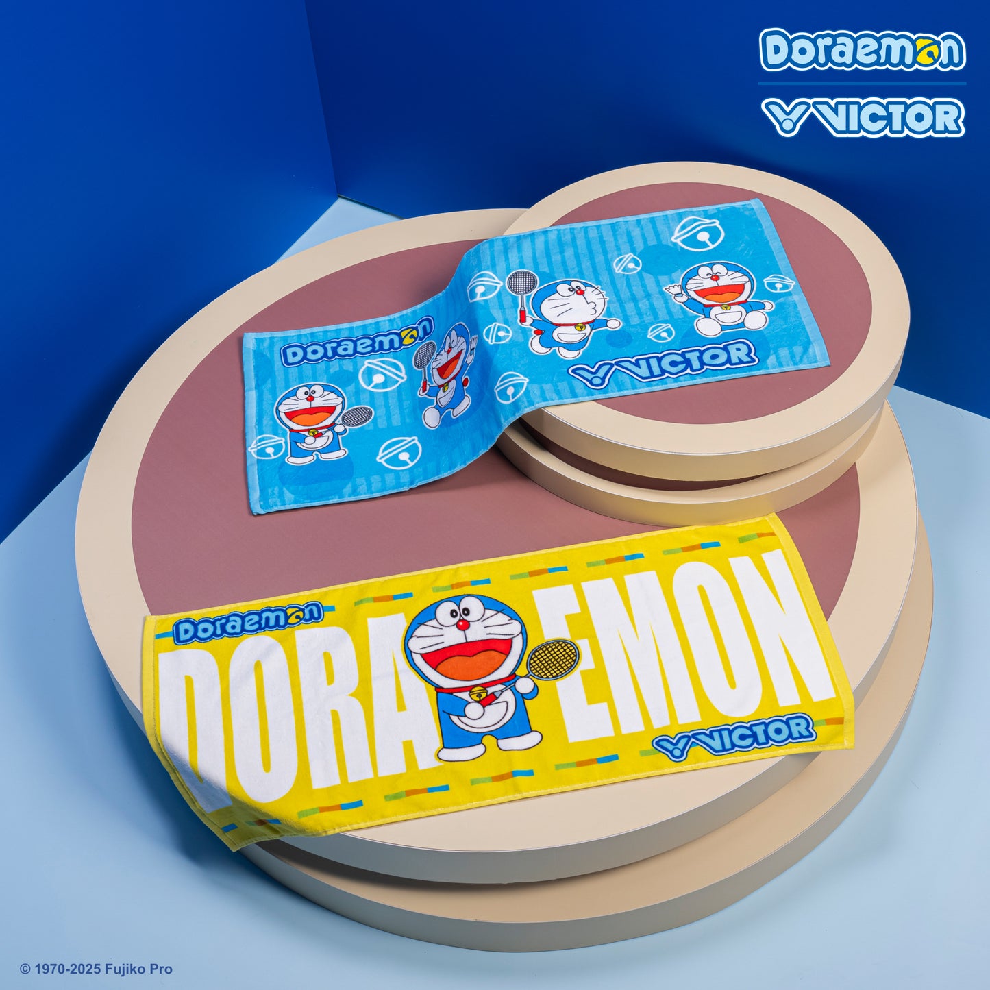 Victor x Doraemon Sports Towel TW512DRM