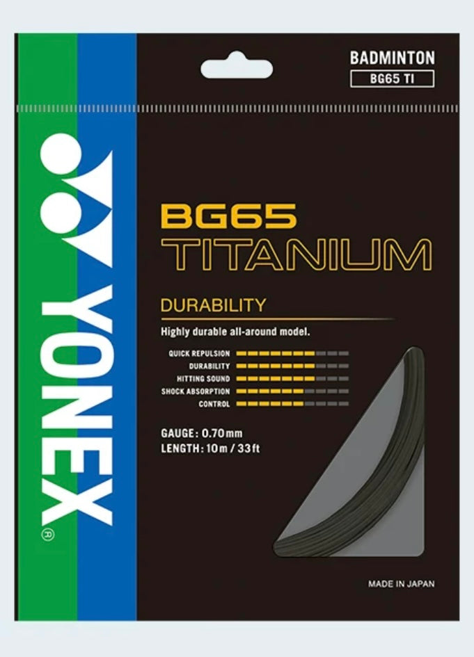 Yonex BG 65 Titanium Badminton String