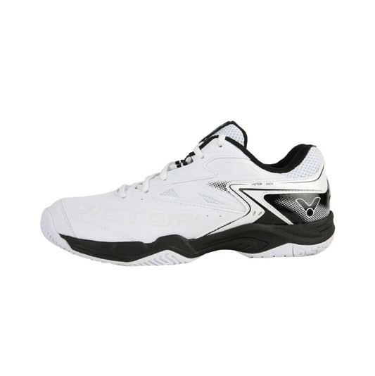 Victor A302 Badminton Shoes [White Black]