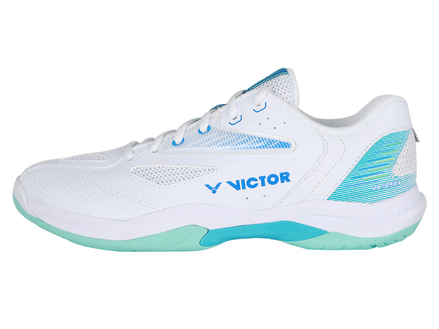 Victor A391 Badminton Shoes [White]