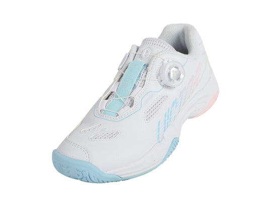 Victor A396 Badminton Shoes [White/Corydalis Blue]