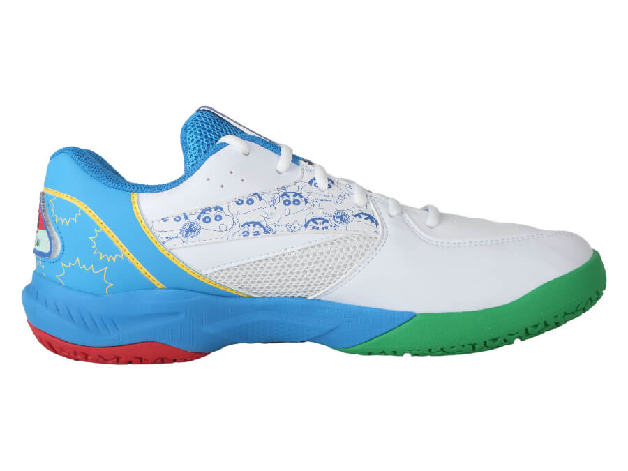 Victor x Crayon ShinChan A39CS Badminton Shoes [White/Brilliant Blue]