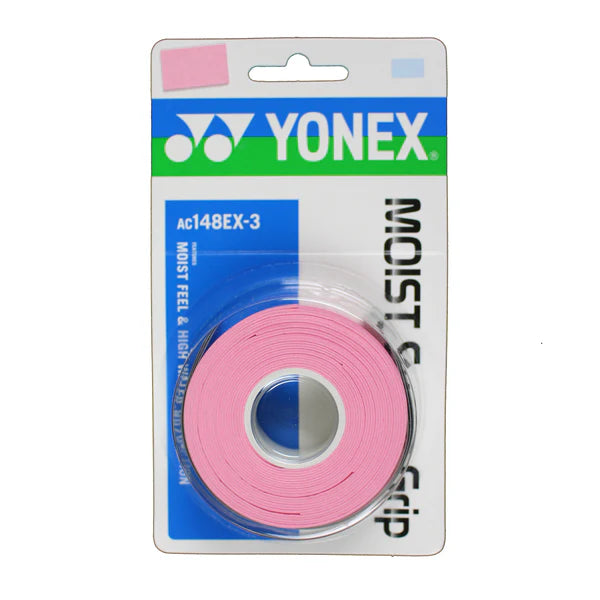 Yonex AC148 Moist Grip [Pack of 3]