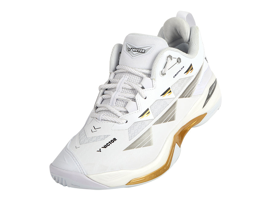 Victor C90 NitroLite Badminton Shoes [White]