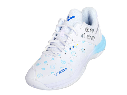 Victor x Doraemon Badminton Shoes [Bright White]