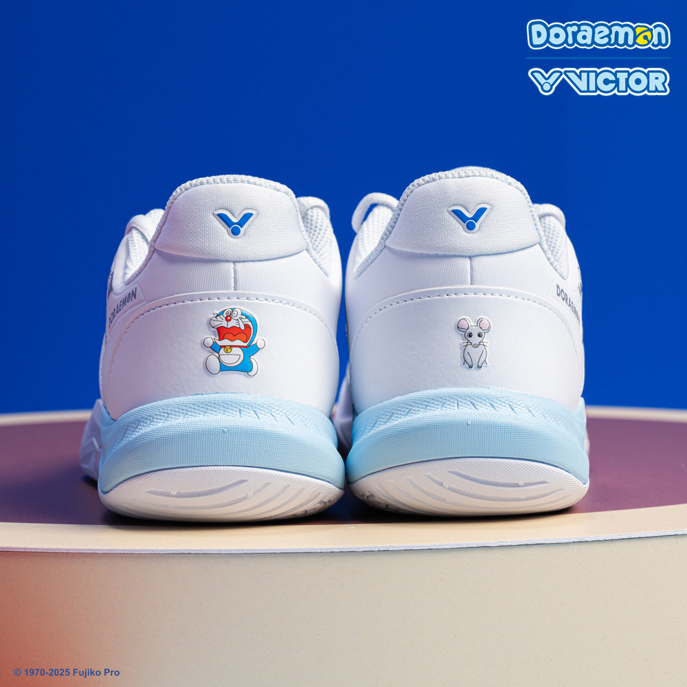 Victor x Doraemon Badminton Shoes [Bright White]