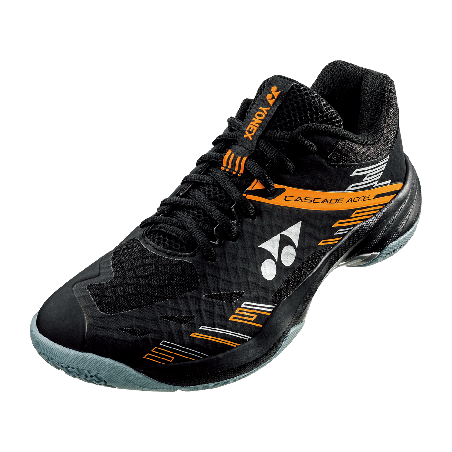 Yonex Power Cushion Cascade Accel Wide Mens [Black/Orange]