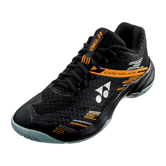 Yonex Power Cushion Cascade Accel Wide Mens [Black/Orange]