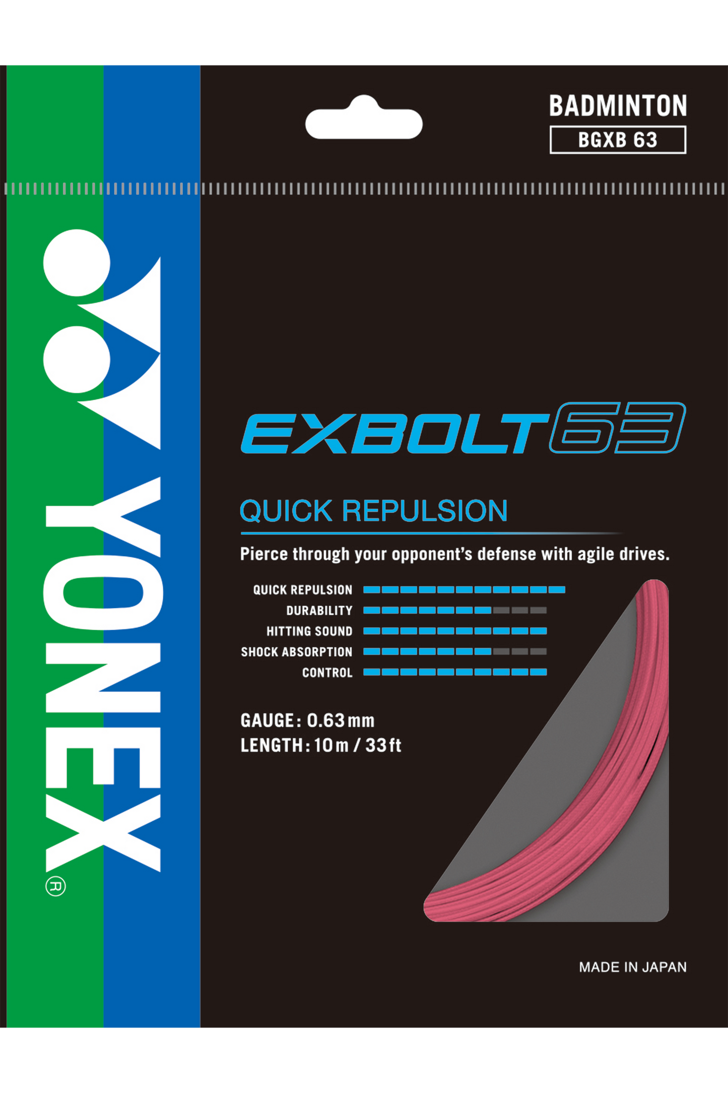 Yonex Exbolt 63 Badminton String